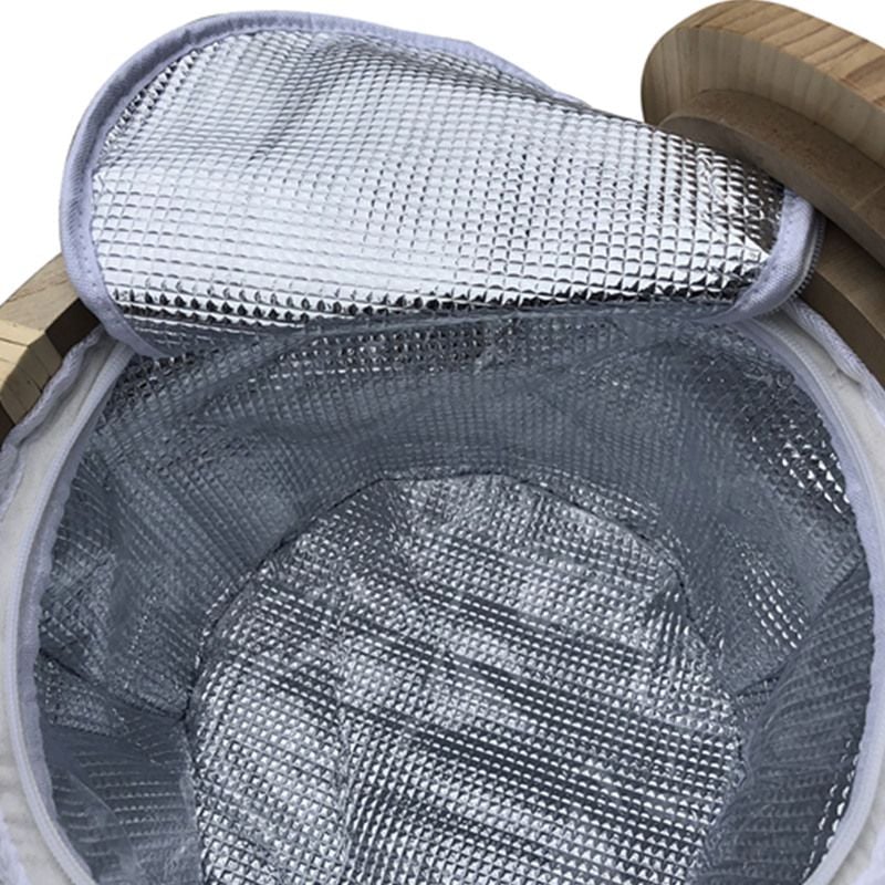 Scotch Wicker Picnic Cooler Basket Round